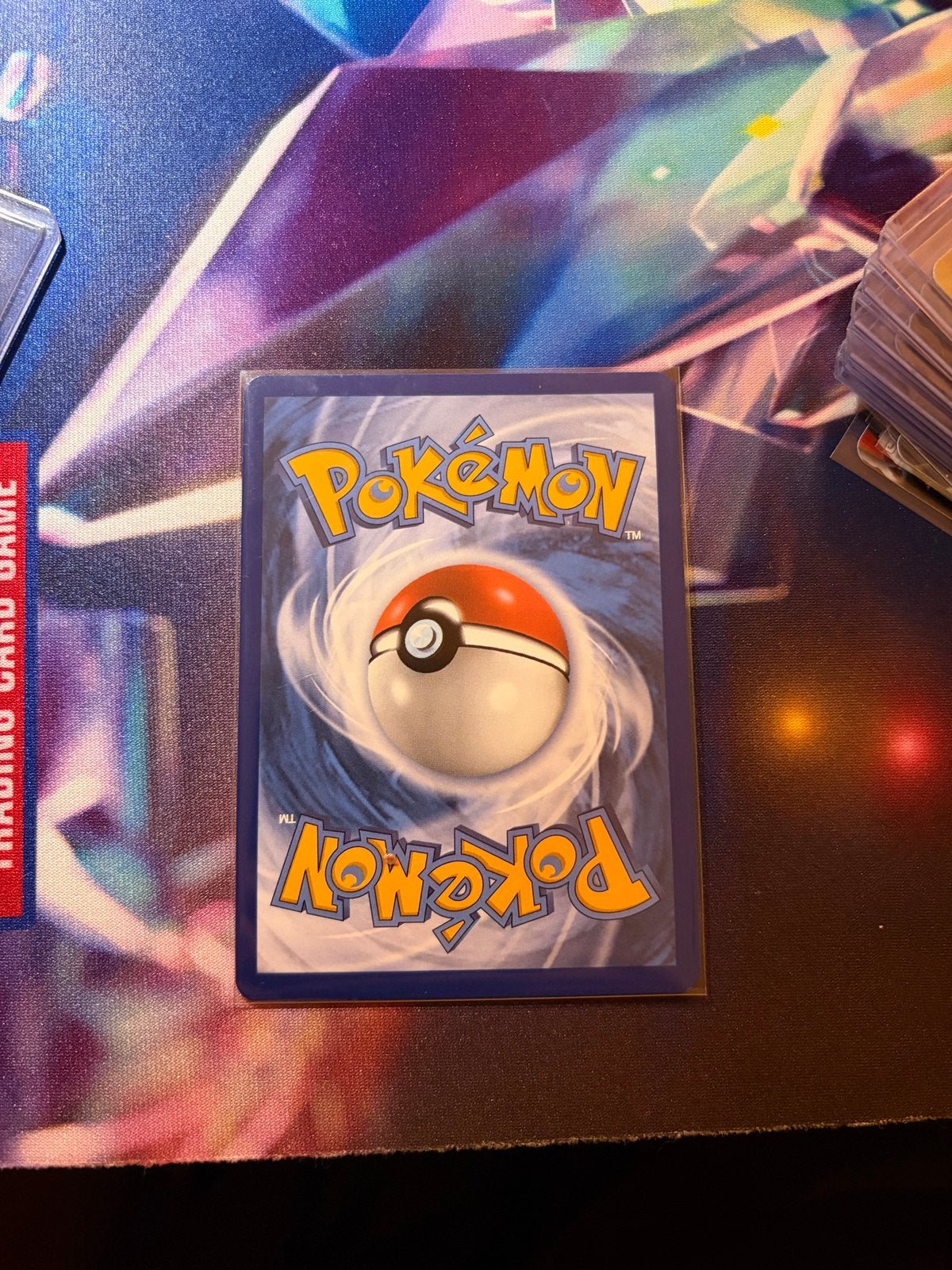 Mega Darkrai EX Pokémon Kaart - Zeldzaam en Krachtig, Ophalen of Verzenden, Zo goed als nieuw, Losse kaart