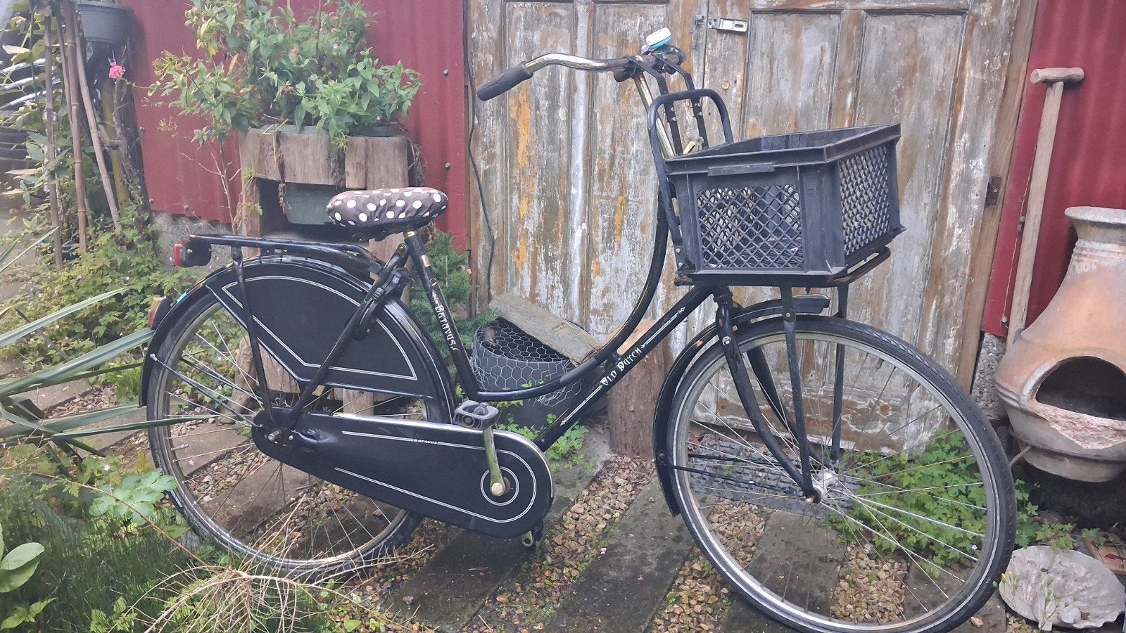Dutch Batavus opoe fiets kleur zwart, Fietsen en Brommers, Fietsen | Dames | Omafietsen, Ophalen