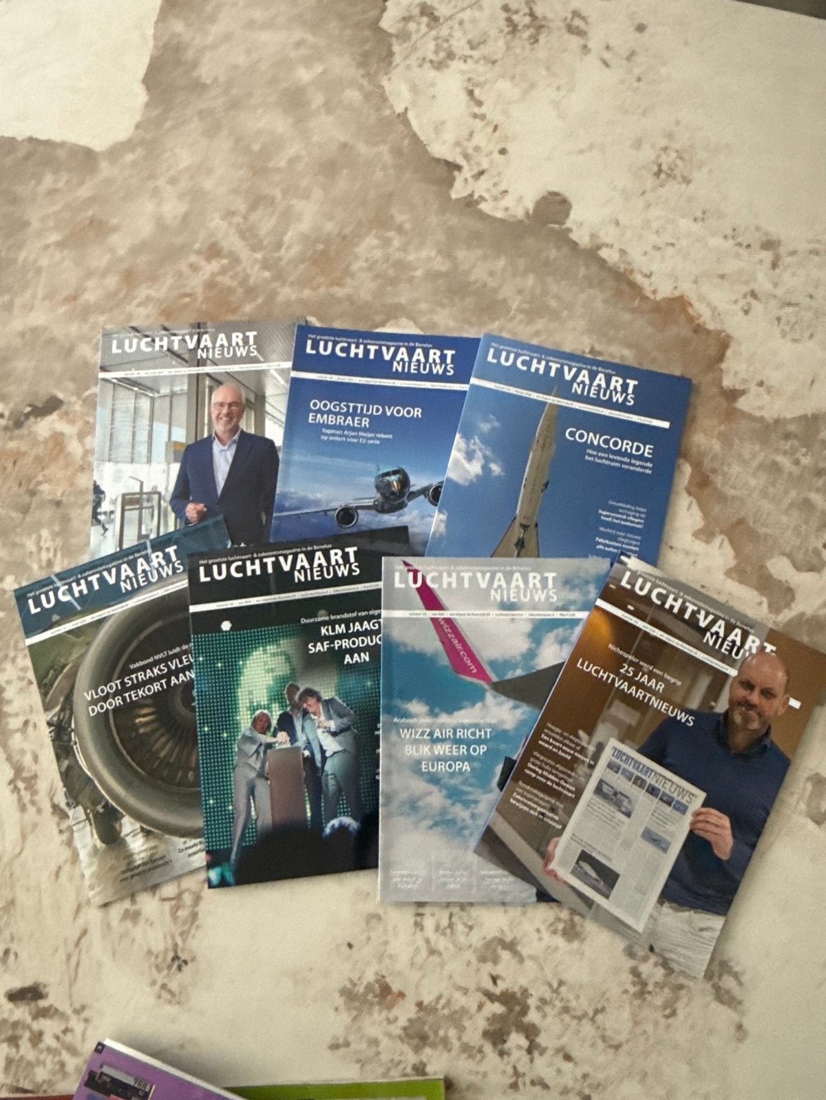Luchtvaart Nieuws Tijdschriften - Diverse Uitgaven nieuw, Ophalen of Verzenden, Gelezen, Overige typen