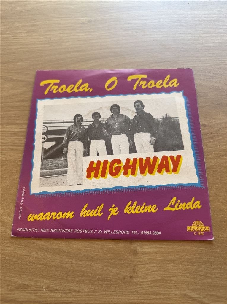 Highway - Troela o Troela, Cd's en Dvd's, Ophalen of Verzenden, Zo goed als nieuw, Nederlandstalig