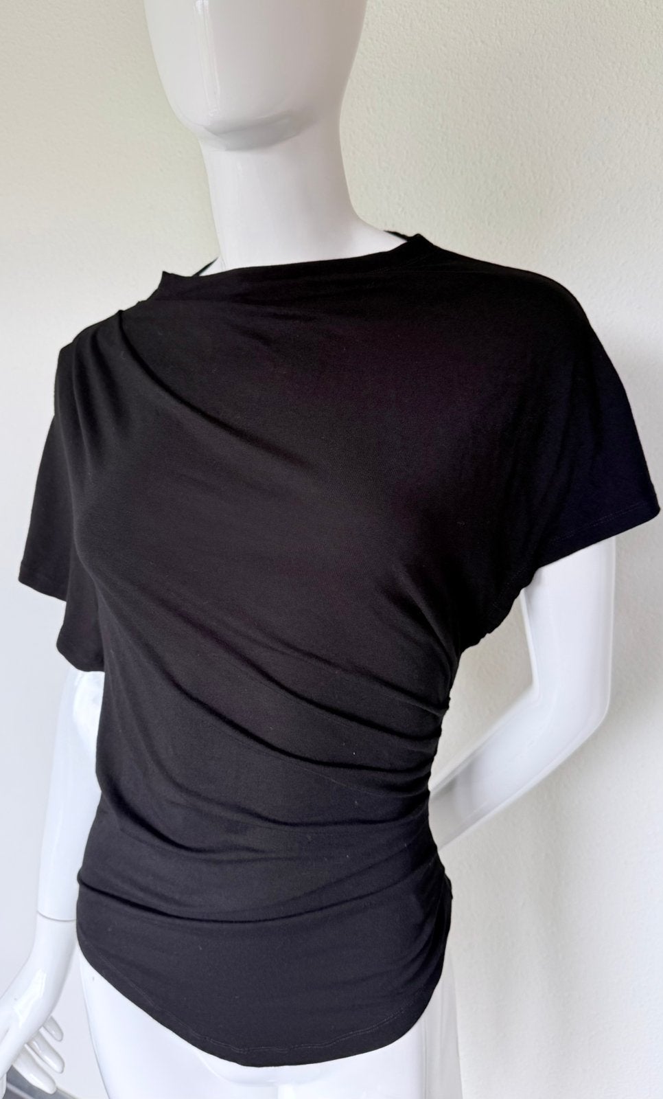 ISABEL MARANT ÉTOILE TOP, 36 (NEW €250) ORIGINEEL️️️💖💖💖, Zwart, Ophalen of Verzenden, Zo goed als nieuw, Korte mouw
