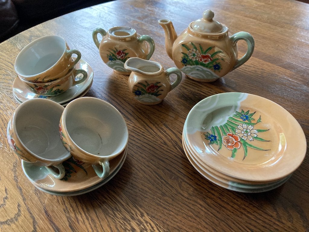 Oud kinderservies, Ophalen of Verzenden