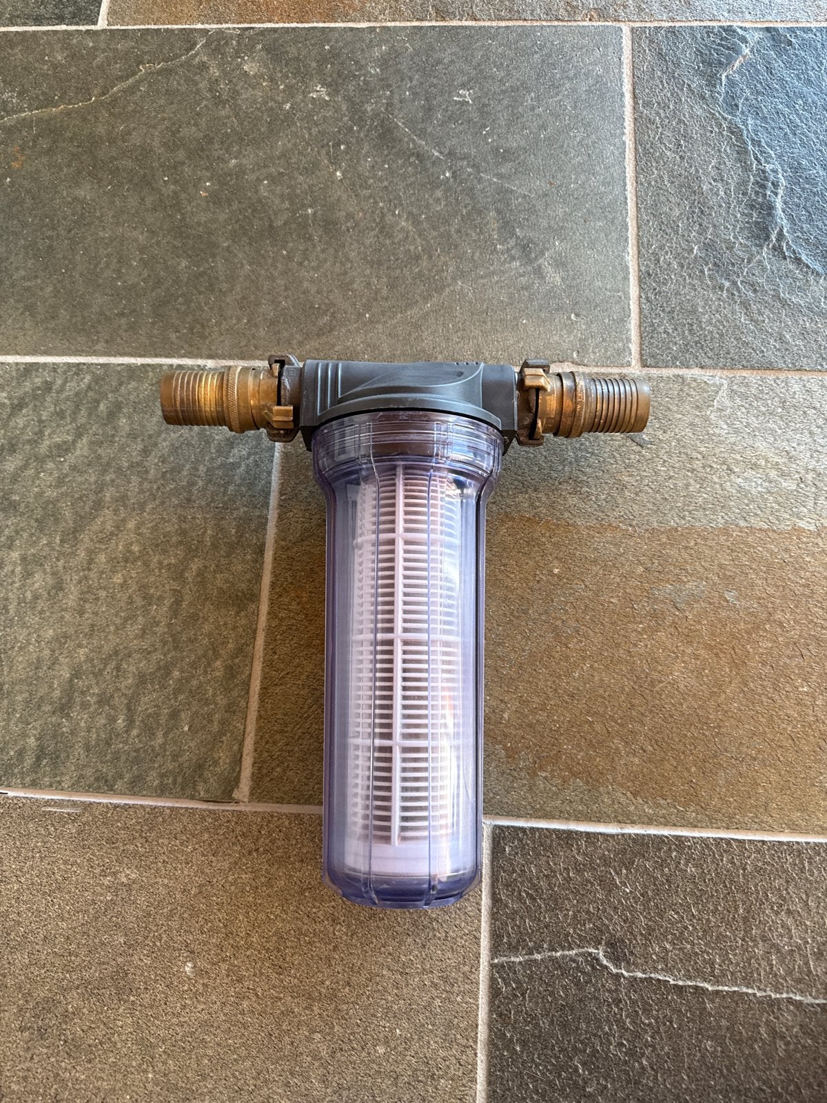 Voorzetfilter Gardena waterpomp met koppelingen, Ophalen of Verzenden, Gebruikt