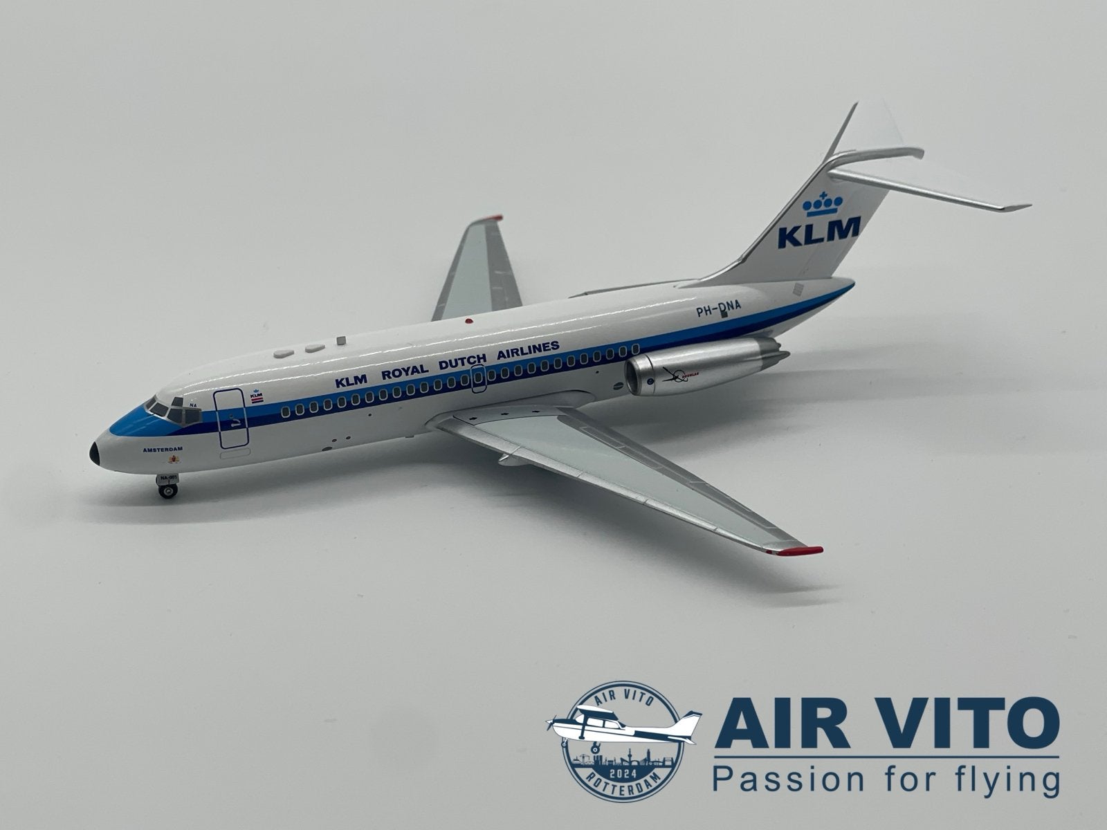 Douglas DC-9-15 KLM "City of Amsterdam" PH-DNA 1:200, 2992jb, Schaalmodel, Ophalen of Verzenden, Operations@airvito.com