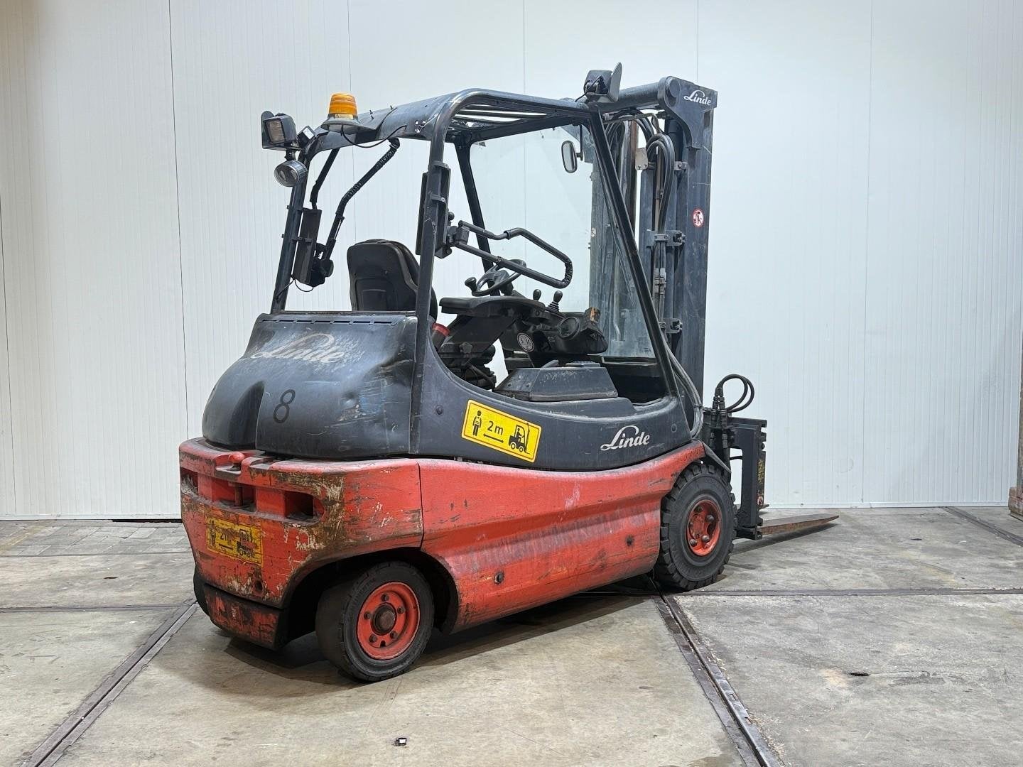 Linde E30 Triplex 4x ventiel Vorkversteller sideshift ACCU 2, Elektrisch, Heftruck, Linde