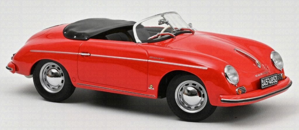Porsche 356 Speedster 1954 Rood schaal 1/18 NOREV ref 187461, Verzenden, Nieuw, Auto, Norev