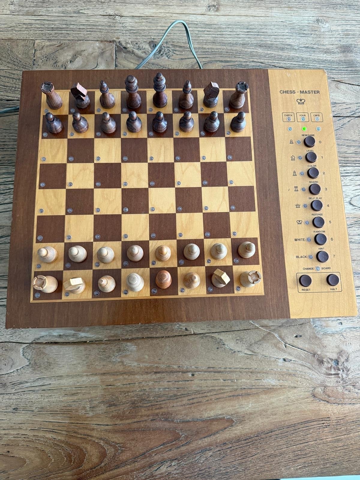 Boris Chess Master Schaakcomputer - Vintage Schaakspel, Ophalen of Verzenden, Gebruikt, Schaken