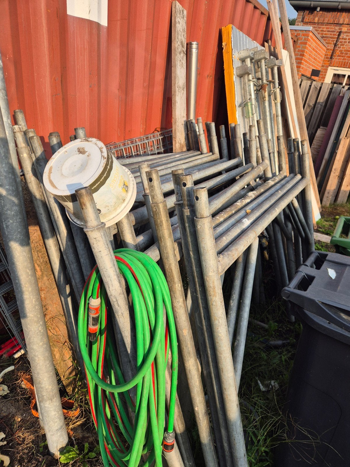 stalen steiger te koop, Ophalen, Overige typen, Minder dan 2 meter