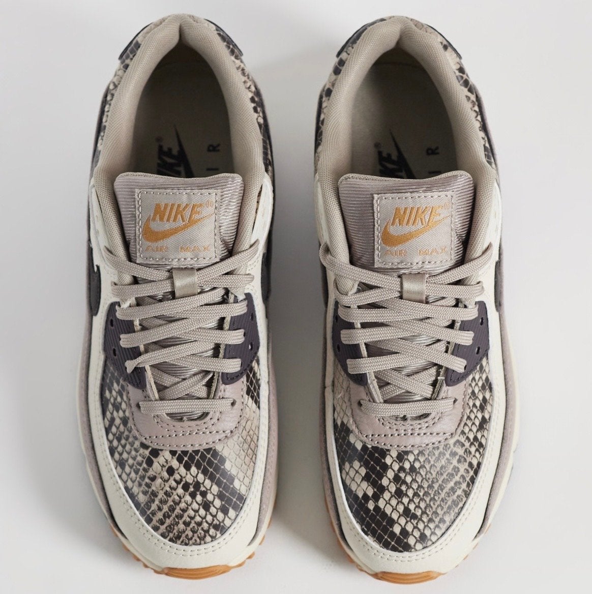 Nike Air Max 90 Sneakers met Slangenprint, Ophalen, Zo goed als nieuw, Overige kleuren, Sneakers of Gympen