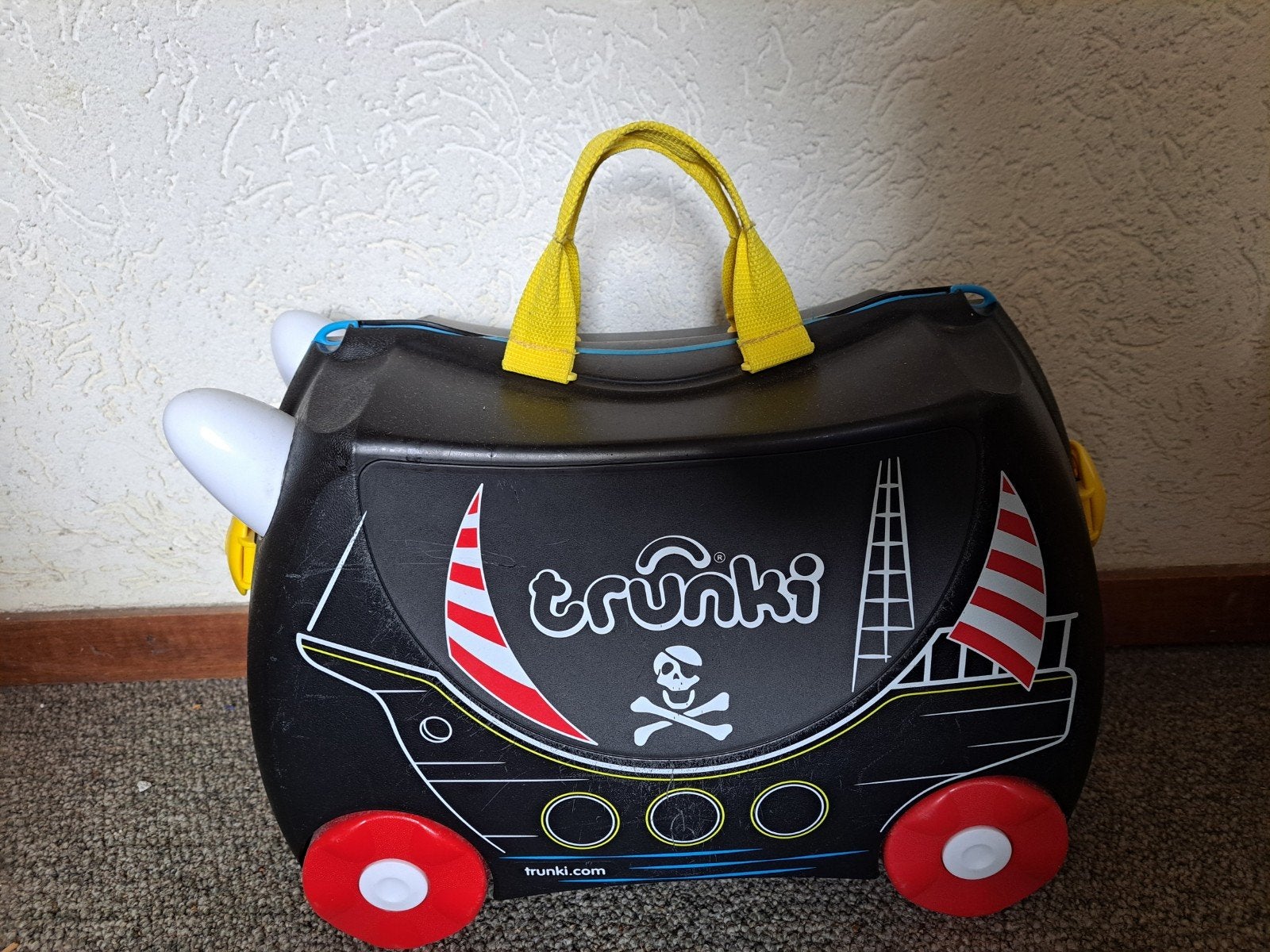 Trunki kinder koffer piraten design, Ophalen of Verzenden, Gebruikt
