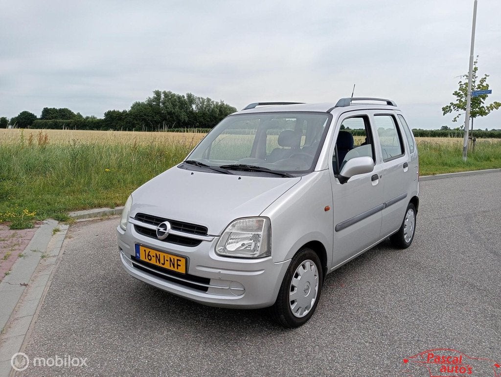 Opel Agila 1.2-16V Enjoy airco nw apk hoge instap, Auto's, Voorwielaandrijving, Elektrische ramen, Stof, Origineel Nederlands