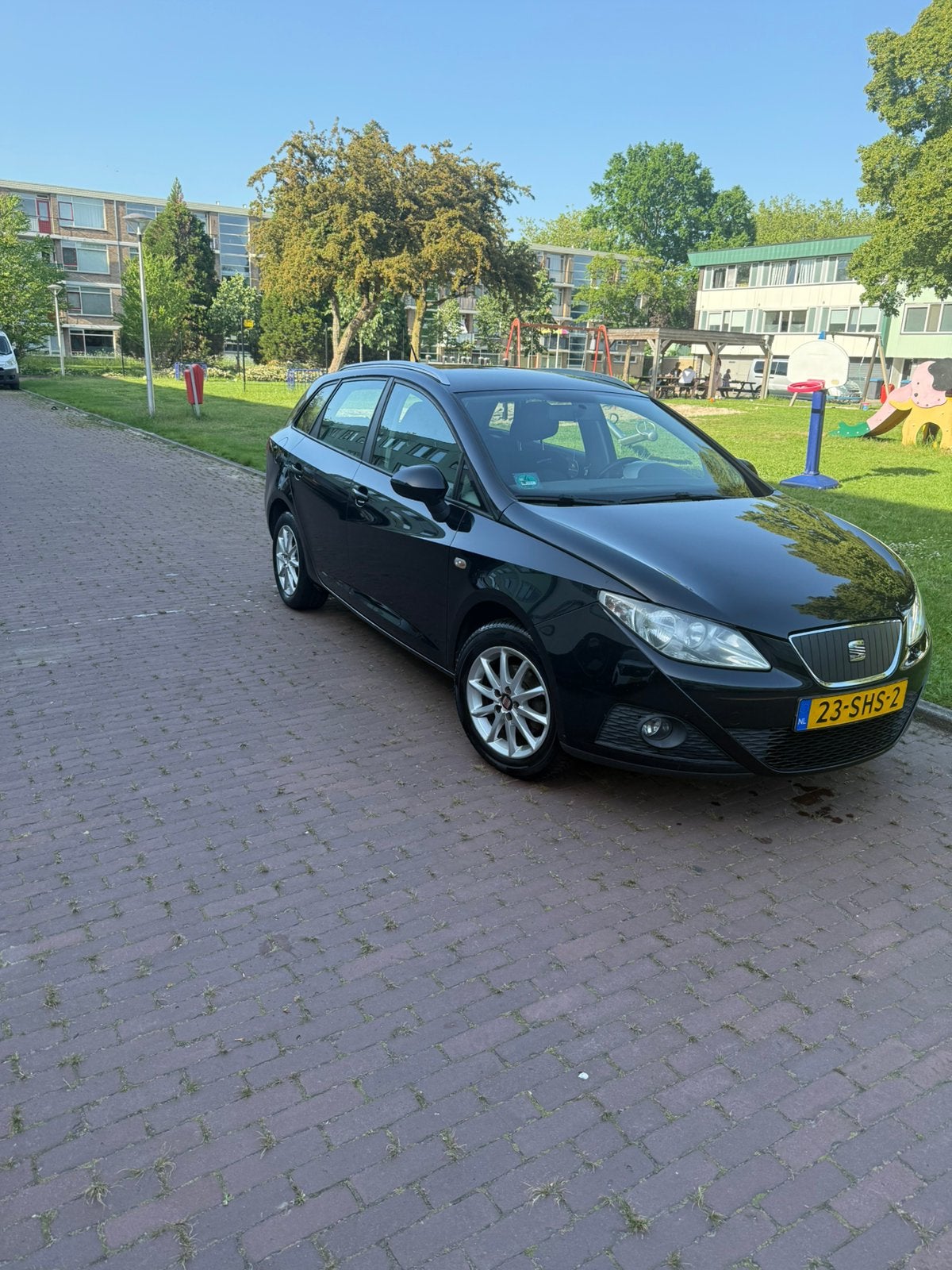 Seat Ibiza 1.2TDI 55KW Ecomotive ST 2011 Zwart, Auto's, Seat, Voorwielaandrijving, 74 pk, 1199 cc, Stationwagon
