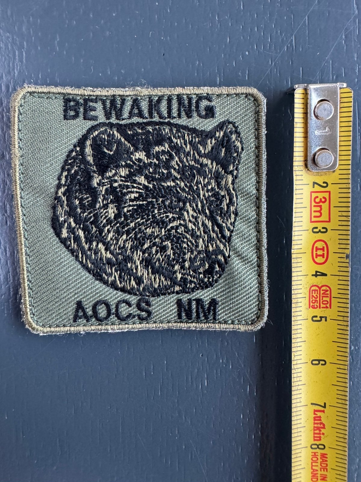 KLu RNLAF borstembleem AOCS NM bewaking, Verzamelen, Ophalen of Verzenden, Luchtmacht, Nederland, Embleem of Badge