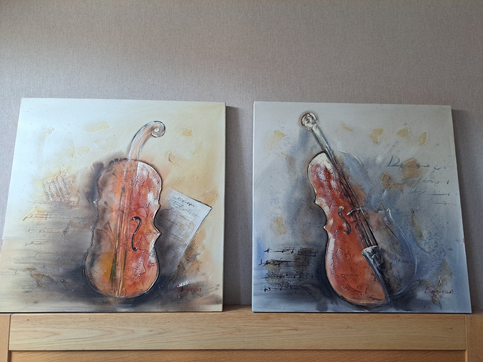 twee muzikale schilderijen, Ophalen, Muziek