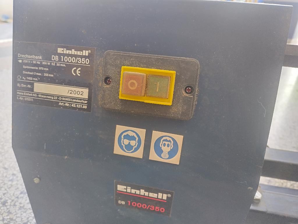 houtdraaibank einhell 1000/350, Doe-het-zelf en Verbouw, Draaibanken, Ophalen, Gebruikt, Houtdraaibank, 1000 mm of meer