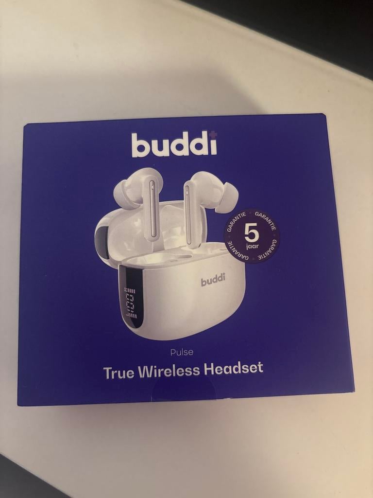 NIEUW Buddi Pulse True Wireless Headset, Ophalen of Verzenden, Nieuw, Overige merken, Draadloos