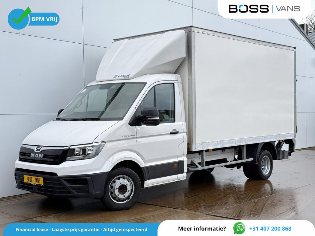 MAN TGE 5.160 2.0 TDI Automaat Laadklep Dubbellucht Airco Cr, Auto's, Bestelauto's, Automaat, Achterwielaandrijving, Gebruikt