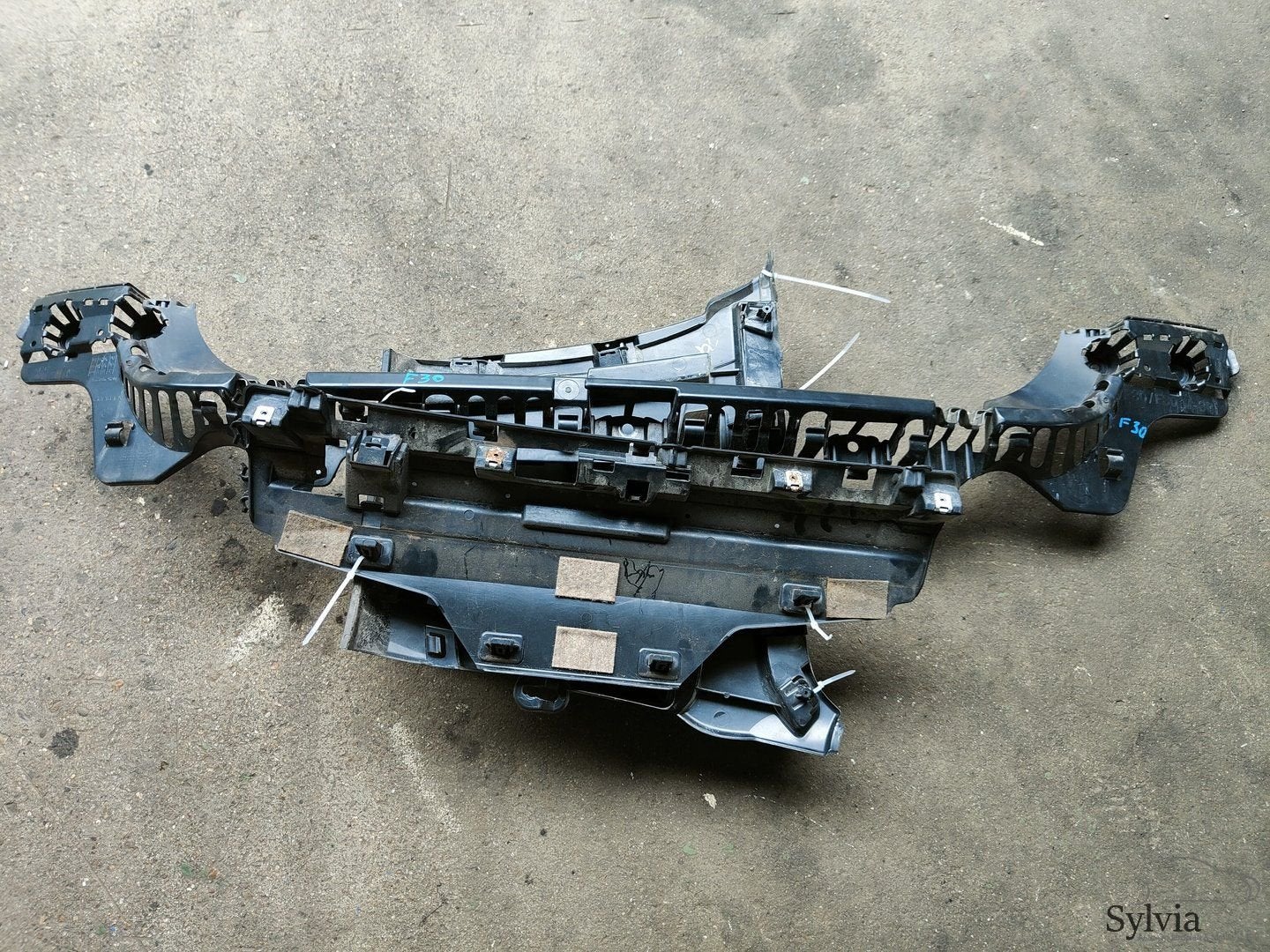 M Performance achterbumper Montageplaat set BMW 3 serie F30, Gebruikt, -, -, Ophalen of Verzenden