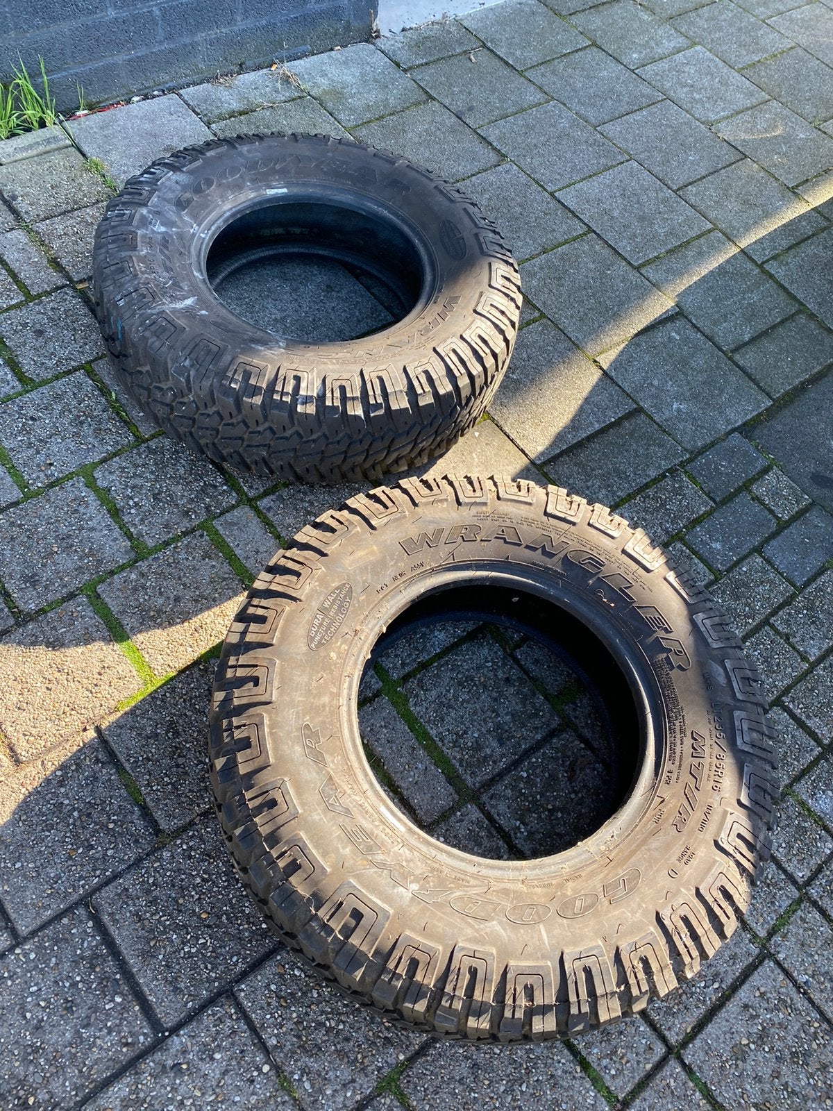 Set 4 goodyear wrangler offroad banden 235/85r16 4x4, Ophalen of Verzenden