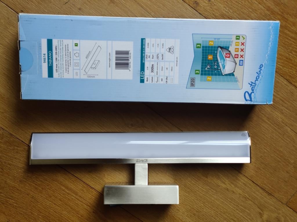 Badkamerlamp, Huis en Inrichting, Lampen | Plafondlampen, Ophalen, Nieuw, Metaal, Modern