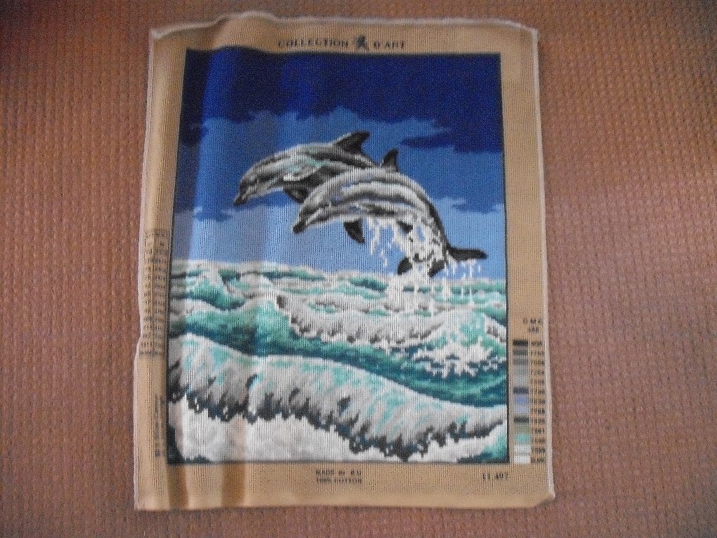 dolfijnen stramien, Ophalen of Verzenden, Nieuw, Handborduren, Patroon