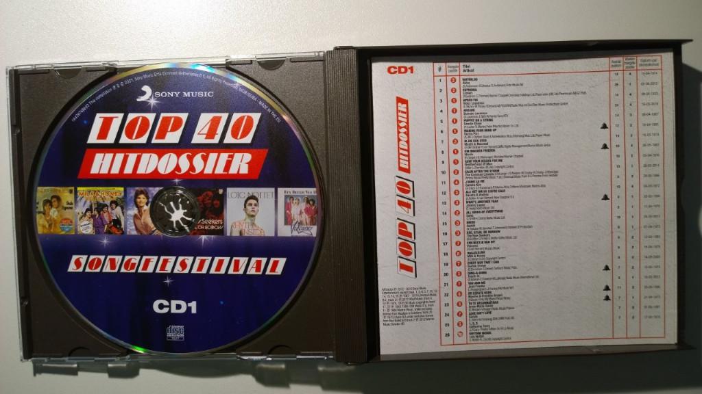 Top 40 Hitdossier Songfestival (3 CD), Cd's en Dvd's, Cd's | Verzamelalbums, Ophalen of Verzenden, Zo goed als nieuw, Pop