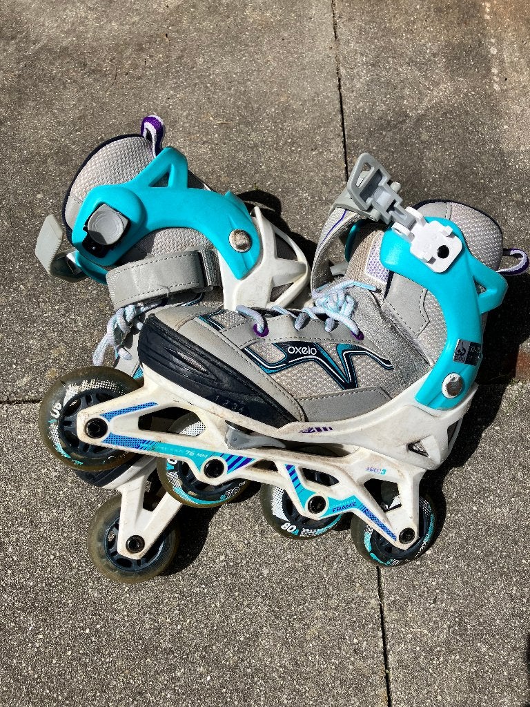 Skates "Oxelo" maat 32-35, Overige merken, Dames, Ophalen of Verzenden, Inline skates 4 wielen