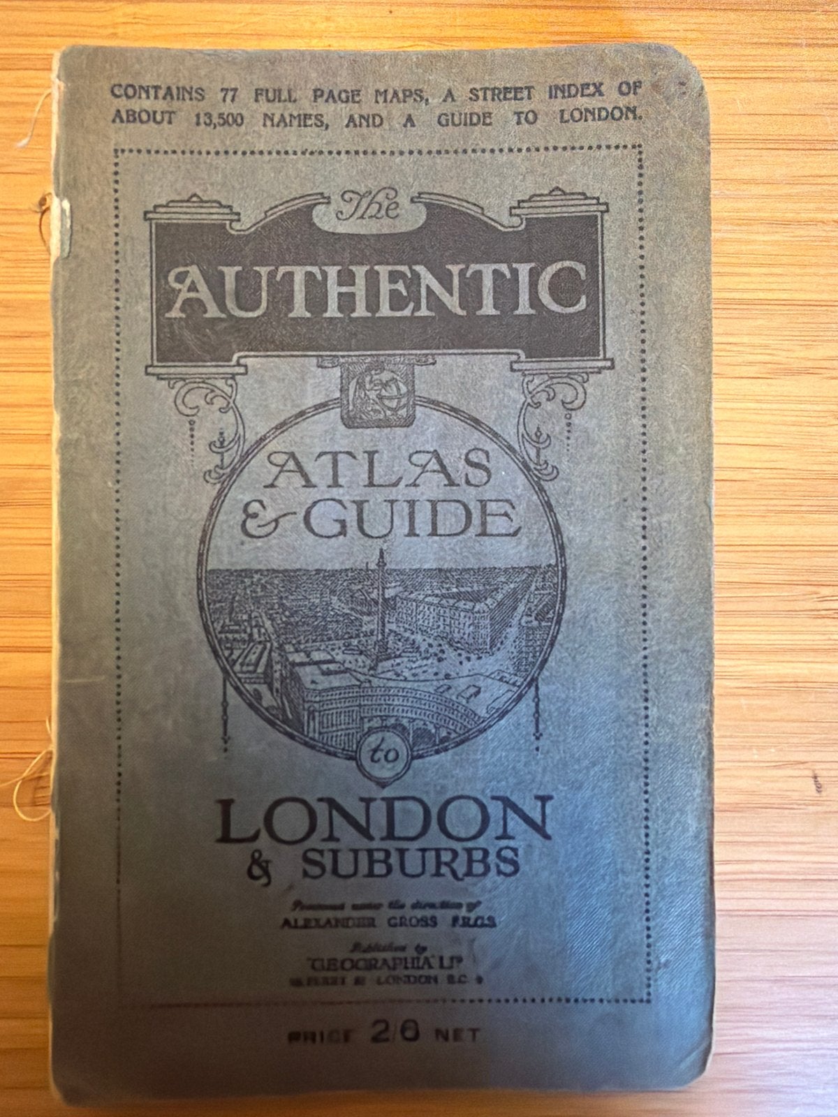 The Authentic Atlas & Guide to London & Suburbs, Boeken, Atlassen en Landkaarten, Gelezen, Overige atlassen, Verenigd Koninkrijk