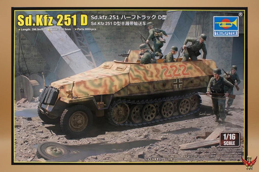 ROWASP | NU 40% KORTING | Trumpeter 1/16 Sd Kfz 251D, Hobby en Vrije tijd, Modelbouw | Auto's en Voertuigen, Zo goed als nieuw