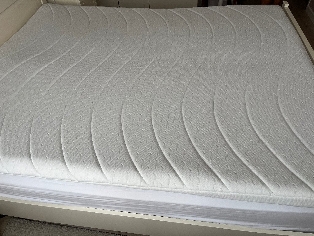 Topmatras Wellpur Gulen GT65, Ophalen, Tweepersoons, Zo goed als nieuw, Matras