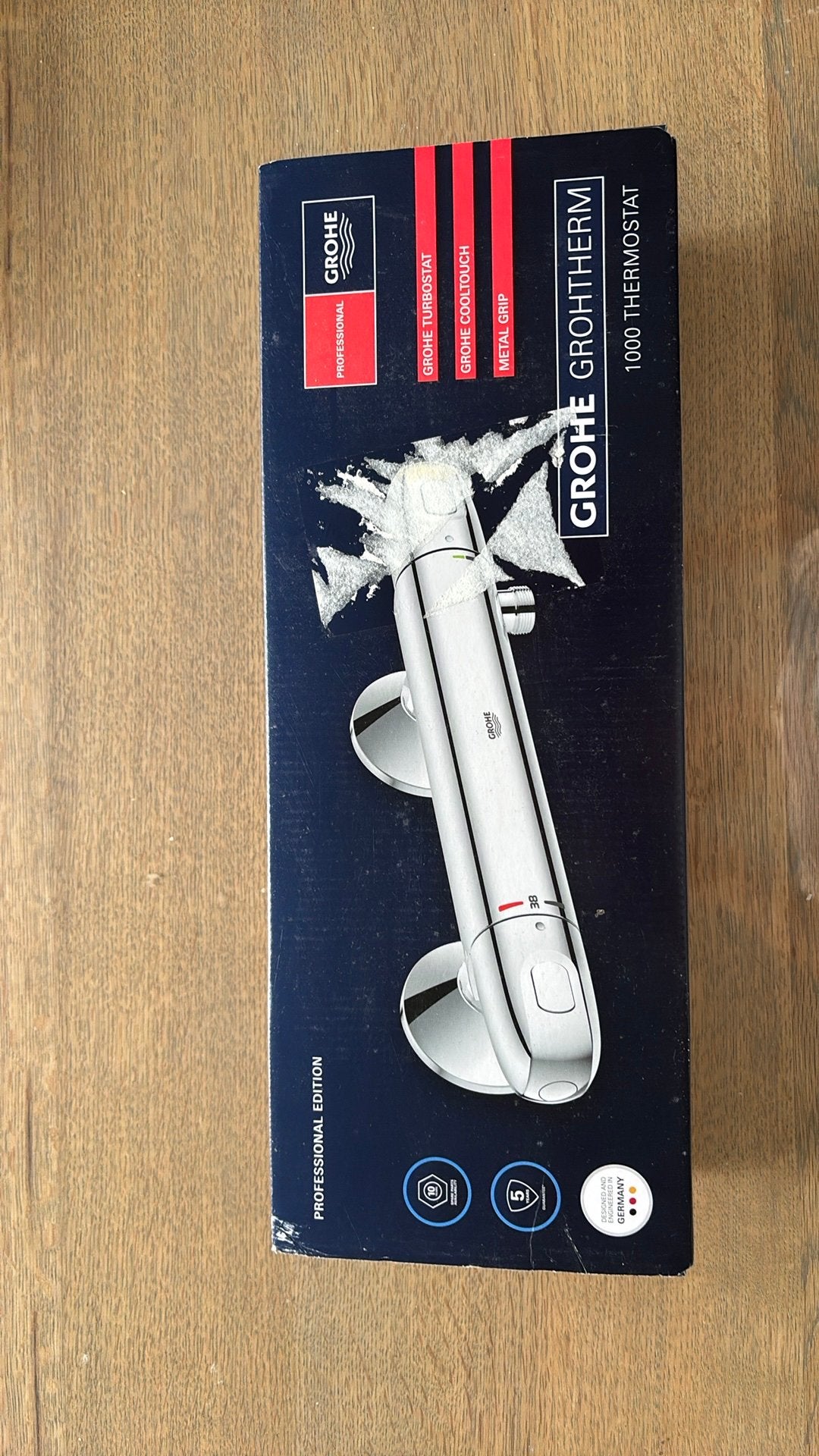 Grohe grohtherm 1000 thermostat, Doe-het-zelf en Verbouw, Ophalen of Verzenden, Nieuw, Chroom, Kraan