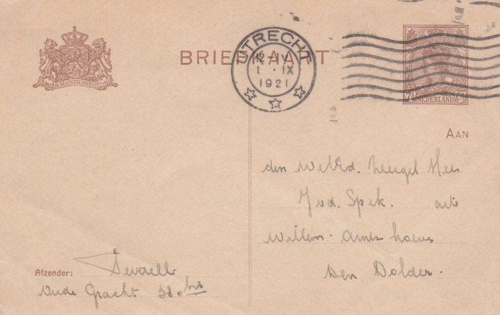 Postwaardestuk - Briefkaart. Geuzendam 122-1, Ophalen of Verzenden, Briefkaart