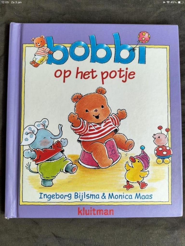 Bobbi op het potje - Ingeborg Bijlsma en Monica Maas., Boeken, Kinderboeken | Baby's en Peuters, Ophalen of Verzenden, Zo goed als nieuw
