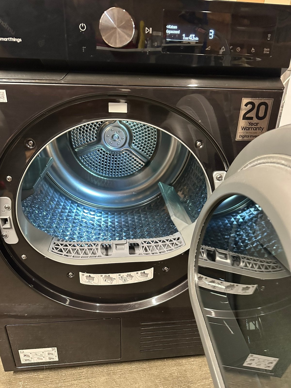 Samsung wasdroger 9,0 kg A+++, Witgoed en Apparatuur, Wasdrogers, Ophalen, Minder dan 85 cm, 8 tot 10 kg, Zo goed als nieuw