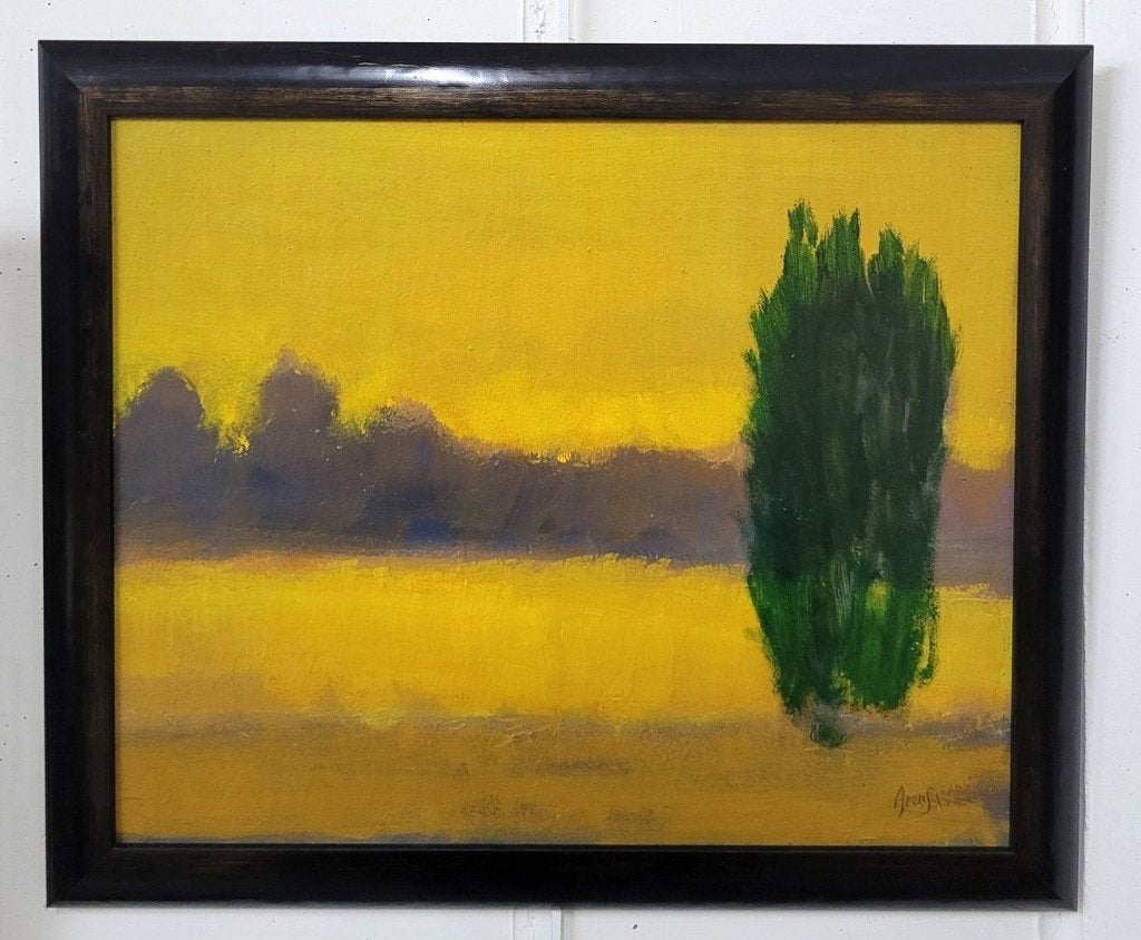 Robert ARENS, zomer in Vlaanderen, Antiek en Kunst, Ophalen of Verzenden, Gesigneerd, Olieverf, Paneel