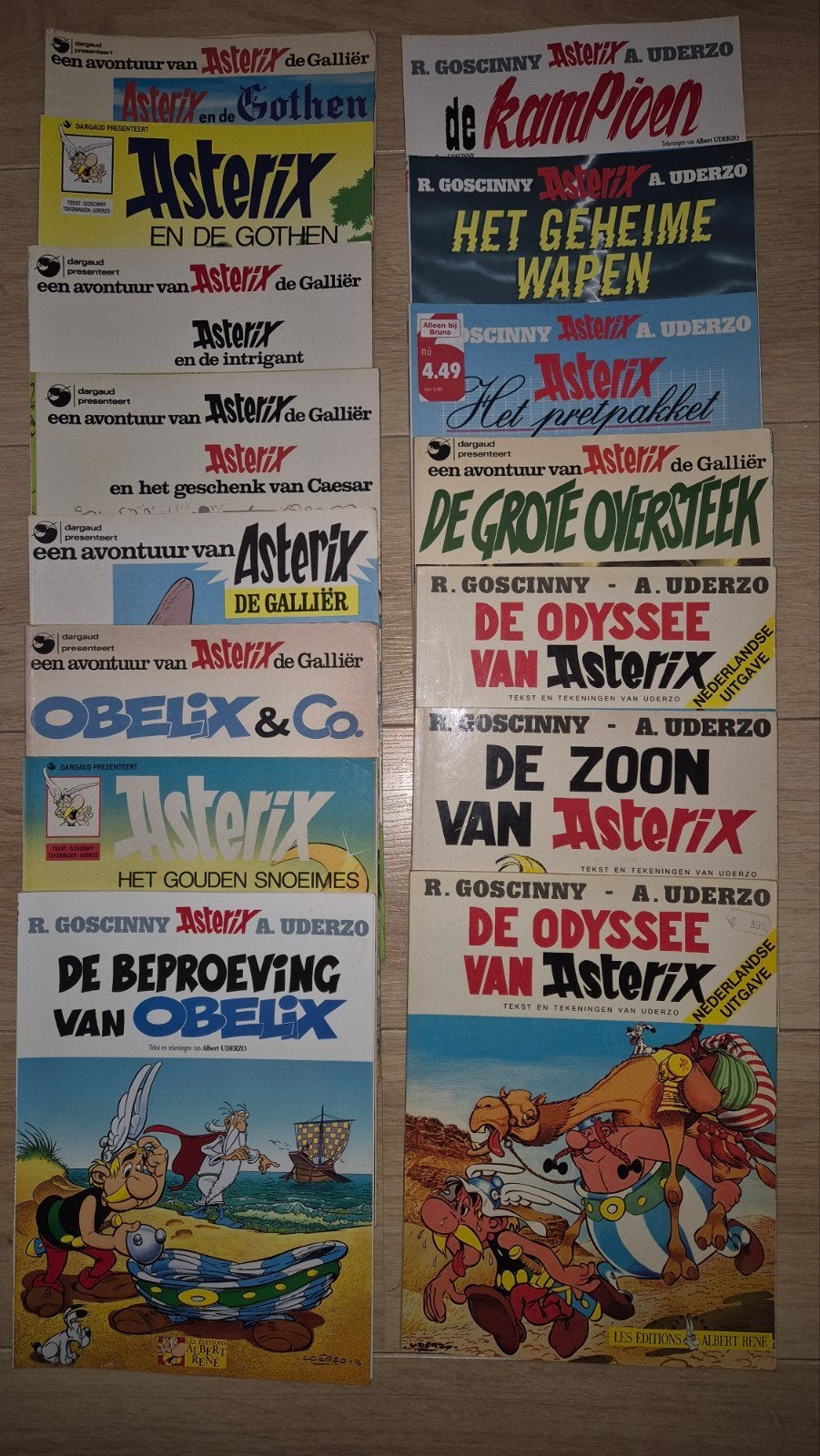 Grote collectie Asterix en Obelix stripboeken, Meerdere stripboeken, Ophalen of Verzenden, Gelezen, René Goscinny, Albert Uderzo