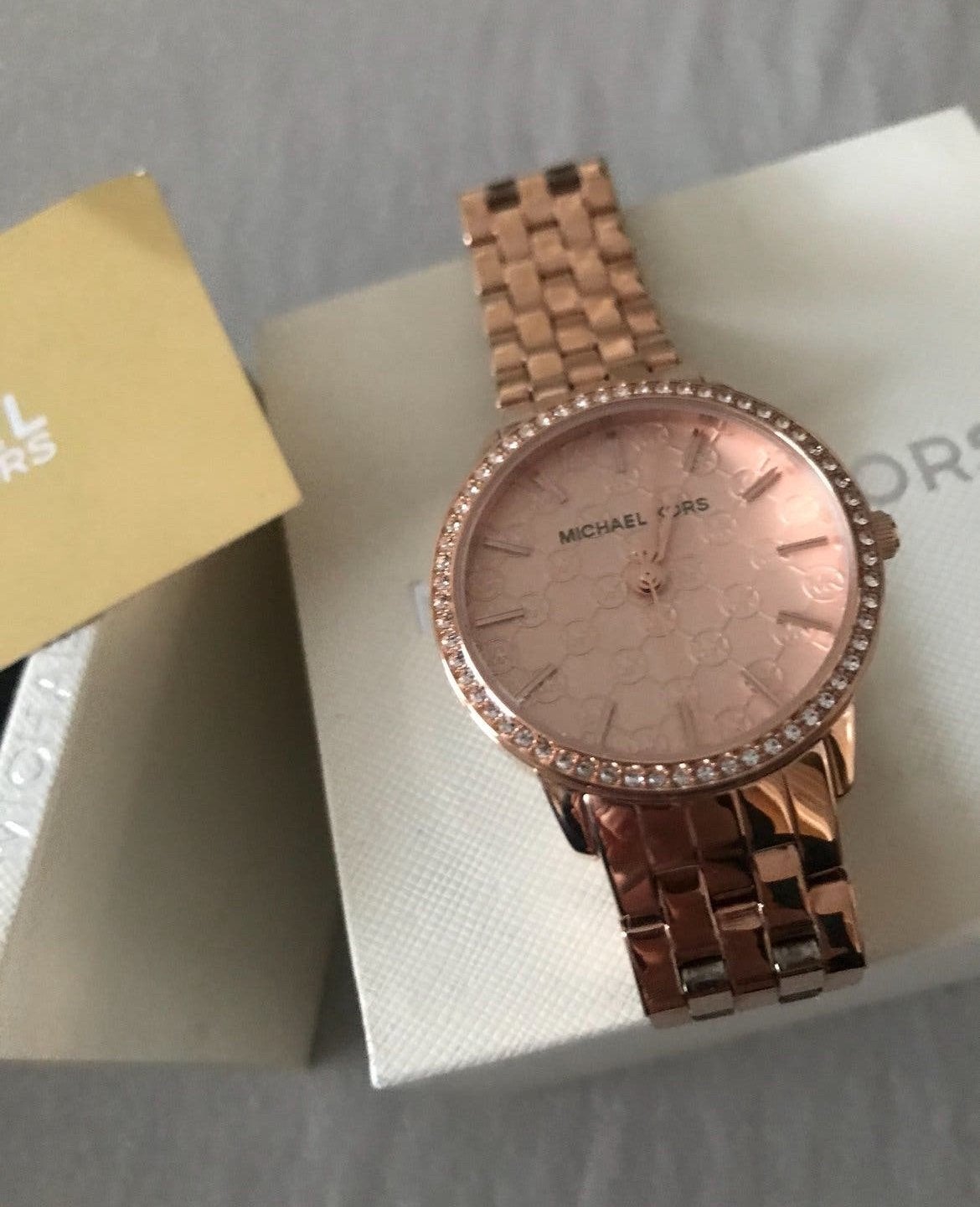 Michael Kors dames horloge ( weinig gedragen), Overige merken, Staal, Polshorloge, Ophalen of Verzenden