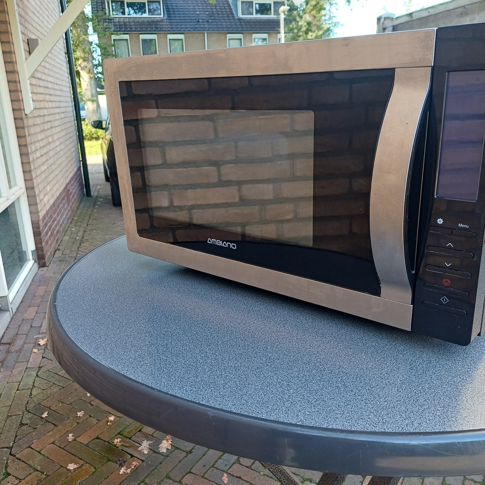 Ambiano Combimagnetron Oven met Grill - Inhoud 25 liter, Ophalen, Combimagnetron, Gebruikt, Grill