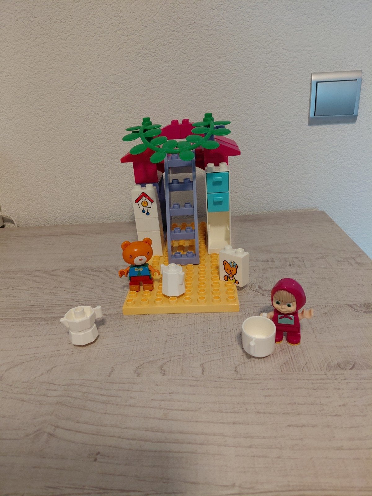 Masha en de Beer huis, Lego Duplo bouwblokken, Kinderen en Baby's, Ophalen of Verzenden, Gebruikt