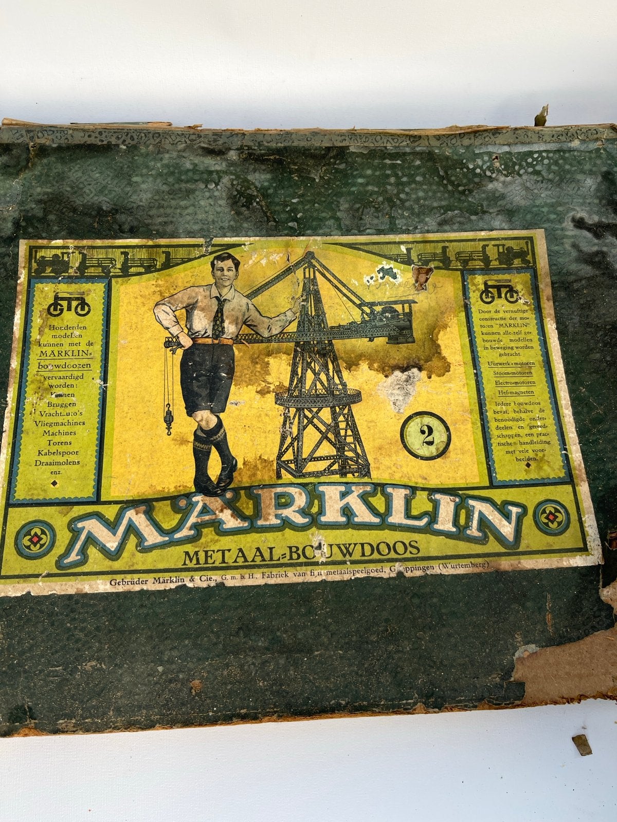 Marklin Metaal-bouwdoos 2 - Vintage Constructiespeelgoed, Ophalen of Verzenden, Gebruikt