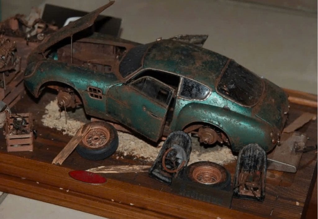 1:18 ASTON MARTIN DB4 BARNFIND CMC M-132BF LTD 20 !TOP! WRH, Verzenden, Zo goed als nieuw, Auto, Overige merken