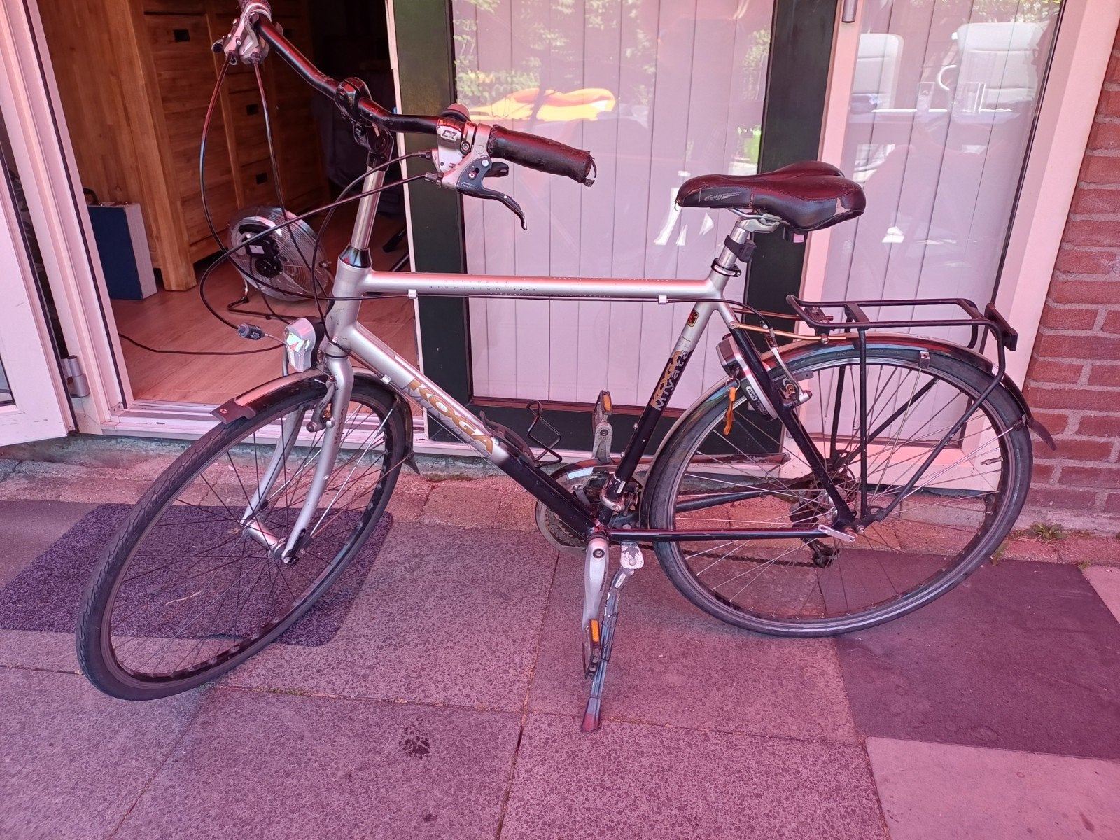 Koga fiets met slag in achterwiel - opknapper, Fietsen en Brommers, 53 tot 57 cm, Ophalen, Gebruikt, Koga Miyata