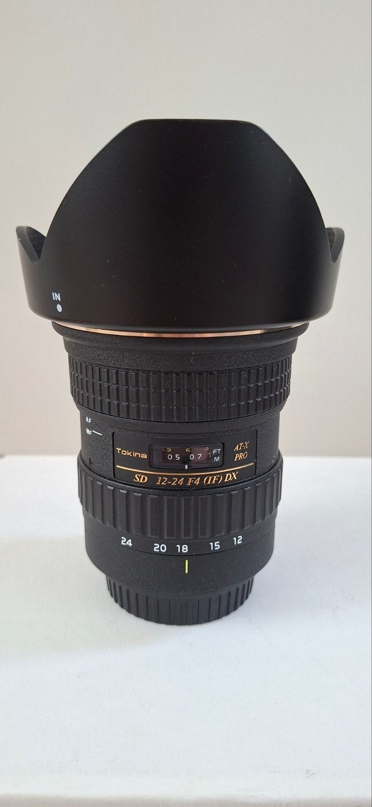 Tokina AT-X PRO SD 12-24mm F4 (IF) DX Groothoeklens  Canon, Ophalen of Verzenden, Zo goed als nieuw, Groothoeklens, Zoom