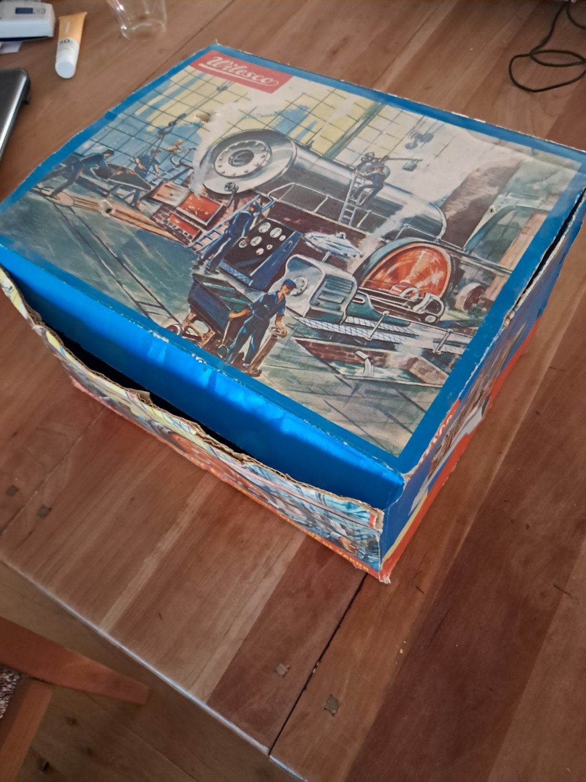 Wilesco D16 Stoommachine met originele doos en handleiding, Ophalen of Verzenden