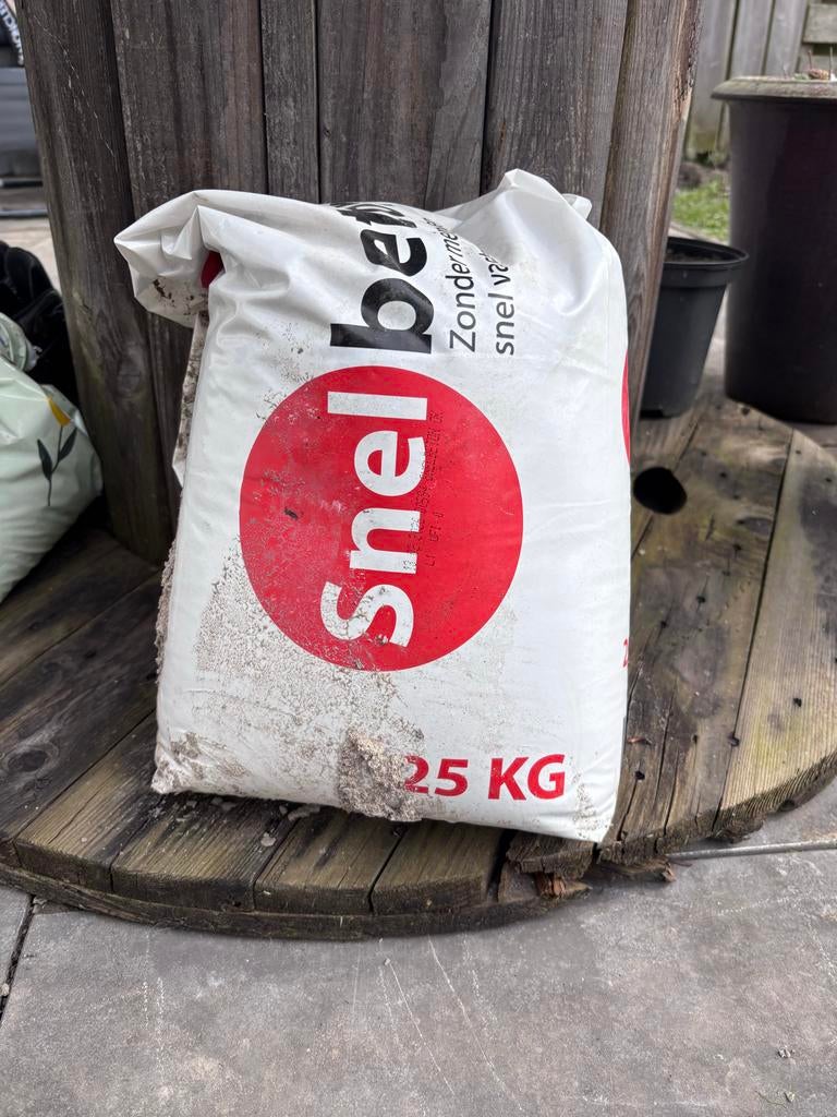 Snelbeton 20 kg - Direct klaar voor gebruik, Doe-het-zelf en Verbouw, Metselstenen, Ophalen, Nieuw, Beton