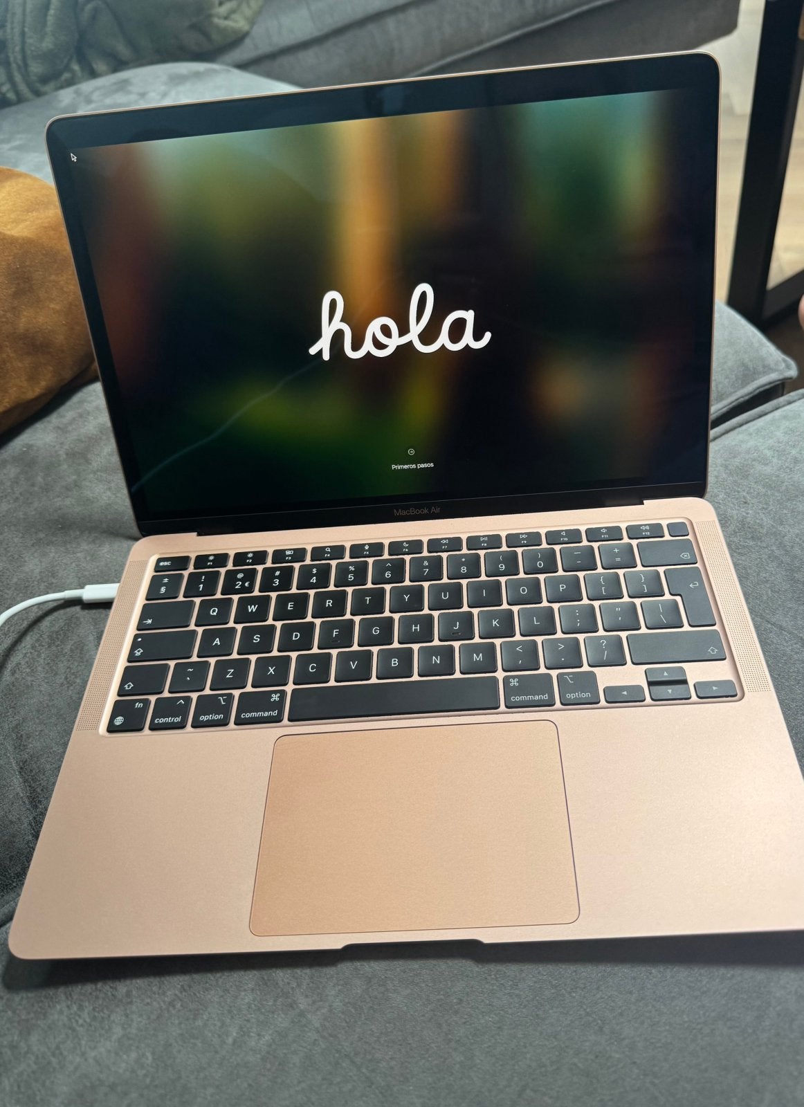 MacBook Air 13 roze Gold 256GB, Computers en Software, Apple Macbooks, Ophalen, 256 GB, Qwerty, 8 GB