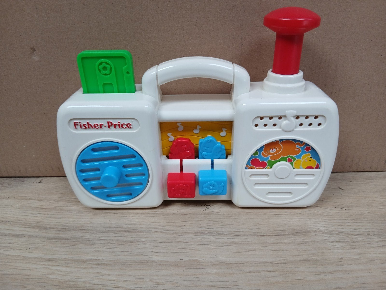 fisher price musical boom box, Ophalen of Verzenden, Zo goed als nieuw