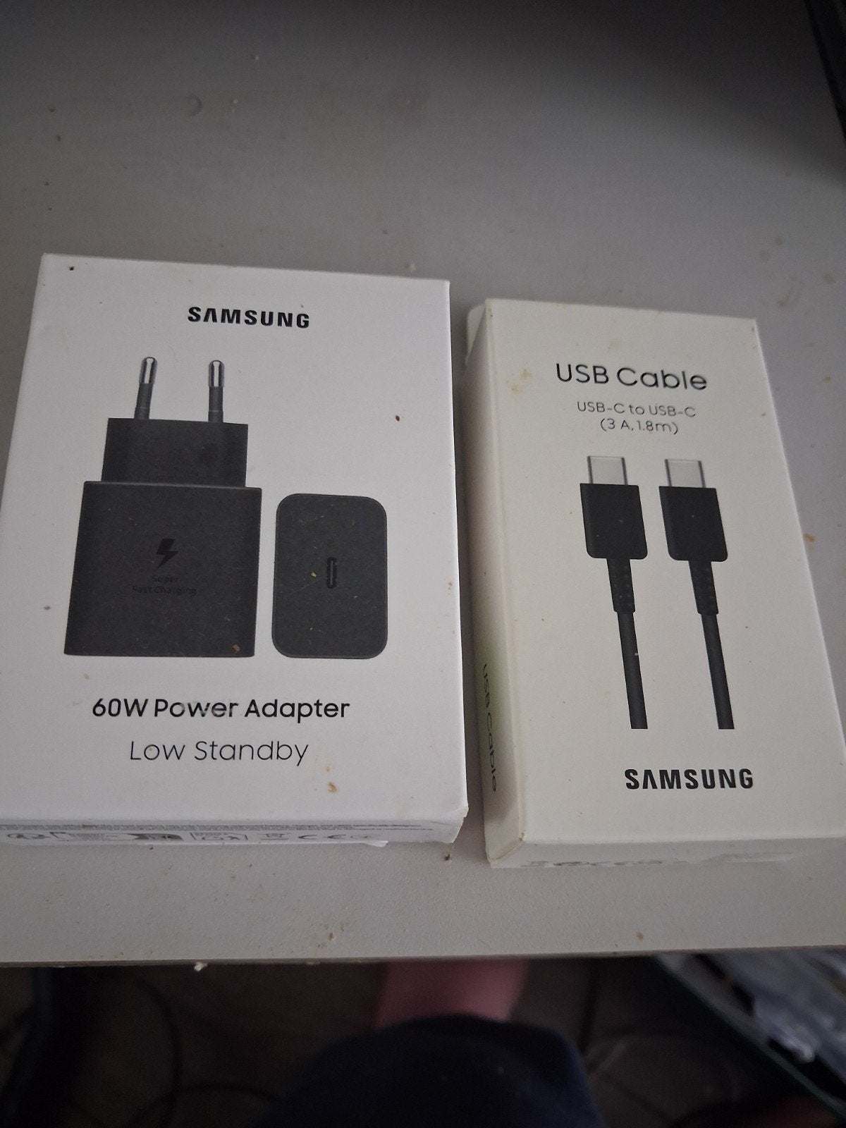 Samsung 60W Power Adapter & USB-C Kabel (3A, 1.8m), Adapter, Nieuw, USB-C, Samsung
