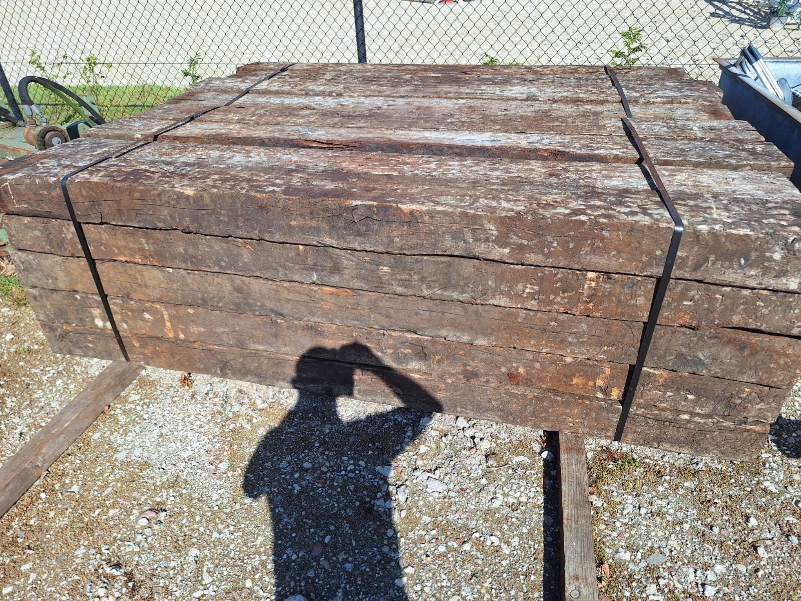 spoorbielzen, Tuin en Terras, Ophalen, Hout