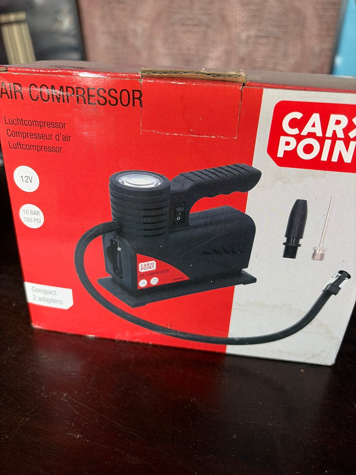 Nieuwe Carpoint 12V Luchtcompressor - 10 BAR / 150 PSI, Ophalen of Verzenden, Nieuw